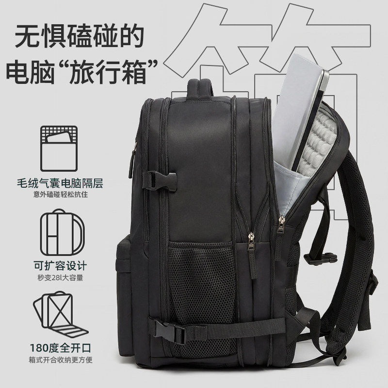 旅行背包大容量16寸双肩电脑包图片