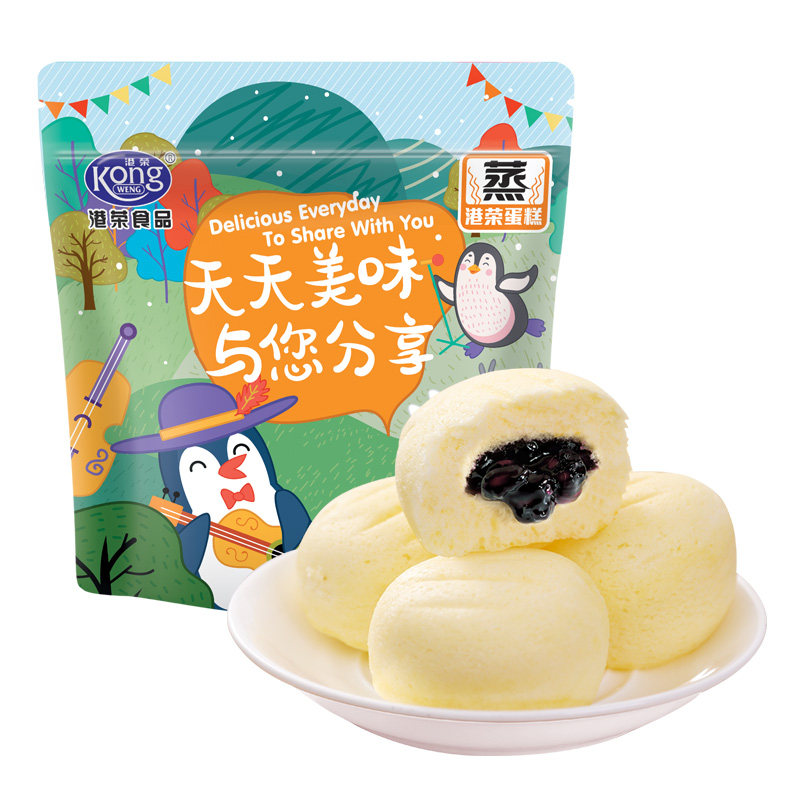 港荣蓝莓芝士香草奶香椰香蛋糕325g下午茶早餐休闲零食露营零食,零食/坚果/特产,中式糕点/新中式糕点,淘宝优惠券,粉丝福利购,淘宝优惠卷