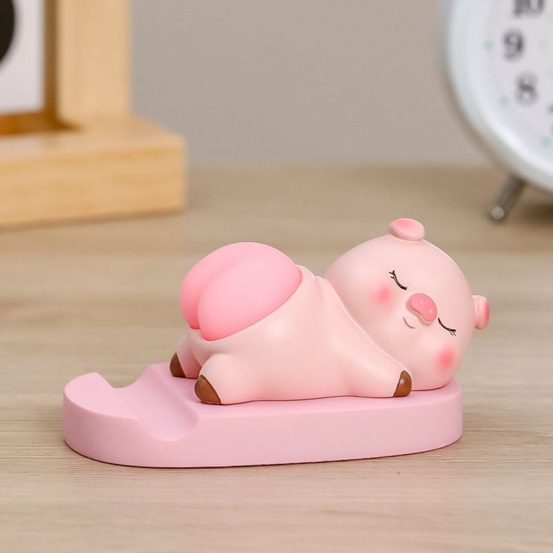 捏捏屁解压桌面小摆件卡通手机支架宿舍懒人追剧神器生日礼物女生