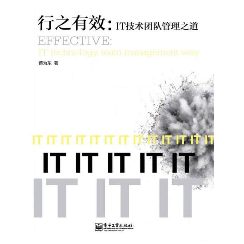 【正版书】 行之有效-IT技术团队管理之道 蔡为东　主编 电子工业出版社