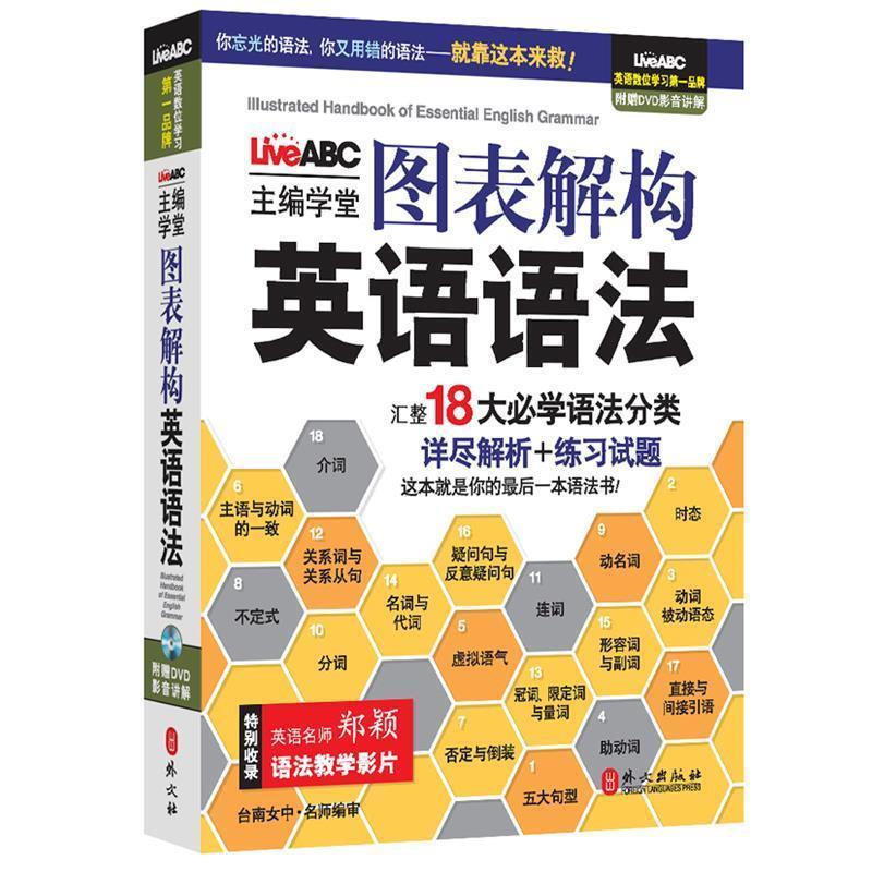 【正版书】 图表解构英语语法 希伯伦股份有限公司　编著 外文出版社