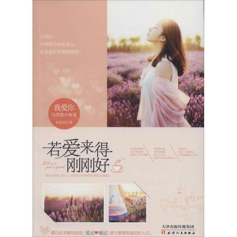 【正版书】 若爱来得刚刚好 沐依晨 著 天津人民出版社