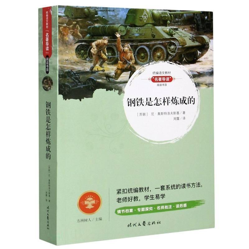 【正版书】 钢铁是怎样炼成的 (苏)尼·奥斯特洛夫斯基 著 时代文艺出版社