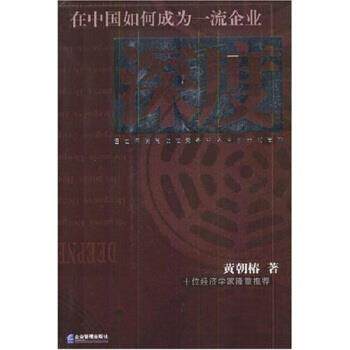 【正版书】 深度:在中国如何成为企业 黄朝椿 著 企业管理出版社