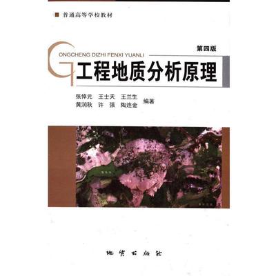 【正版书】 工程地质分析原理 第四版 张倬元,王士天,王兰生,黄润秋,许强等 地质出版社