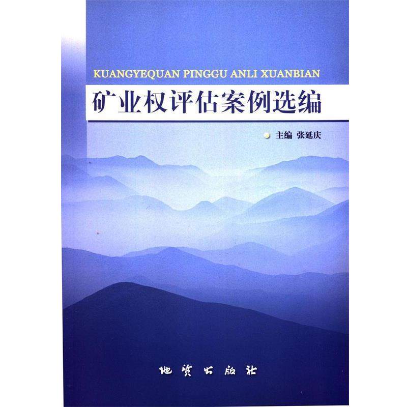 【正版书】 矿业权评估案例选编 张延庆 主编 地质出版社