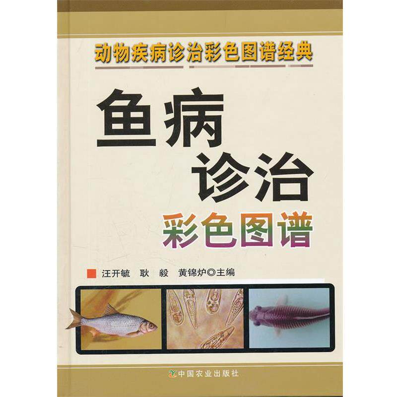 【正版书】 鱼病诊治 彩色图谱 黄锦炉 中国农业出版社
