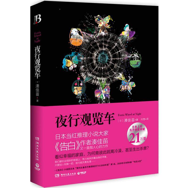 【正版书】 夜行观览车 (日)湊佳苗 著,闫雪 译 湖南文艺出版社