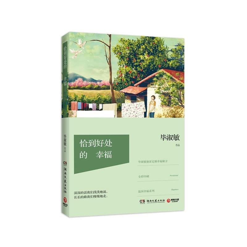 【正版书】 恰到好处的幸福 毕淑敏 湖南文艺出版社