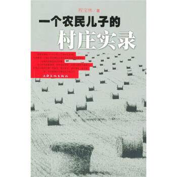 【正版书】 一个农民儿子的村庄实录 程宝林 著 上海文化出版社