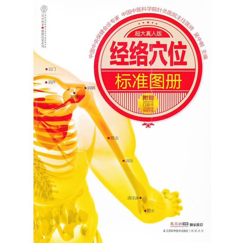 【正版书】 经络穴位标准图册 吴中朝 编 江苏科学技术出版社