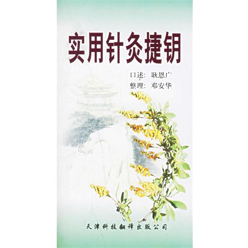 【正版书】 实用针灸捷钥 耿恩广 口述,邓安华 整理 天津科技翻译出版公司