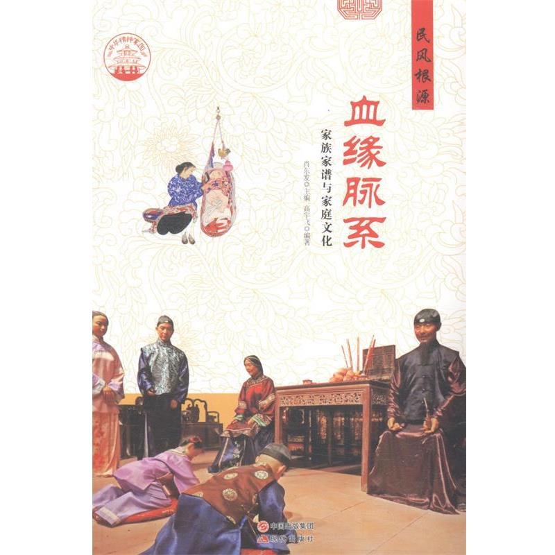 【正版书】 中华精神家园 民风根源:血缘脉系 家族家谱与家庭文化 高宇飞 著,肖东发 编 现代出版社