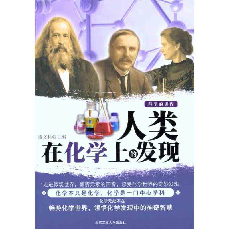 【正版书】 人类在化学上的发现 盛文林　主编 北京工业大学出版社