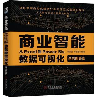 【正版书】 商业智能 从Excel到Power BI的数据可视化 动态图表篇 李杰臣,牟恩静 机械工业出版社