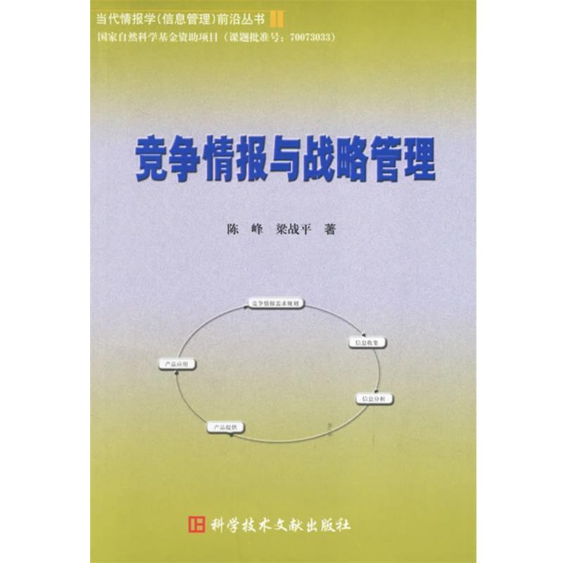 【正版书】 竞争情报与战略管理 当代情报学信息管理前沿丛书 陈峰,梁战平 科技文献出版社