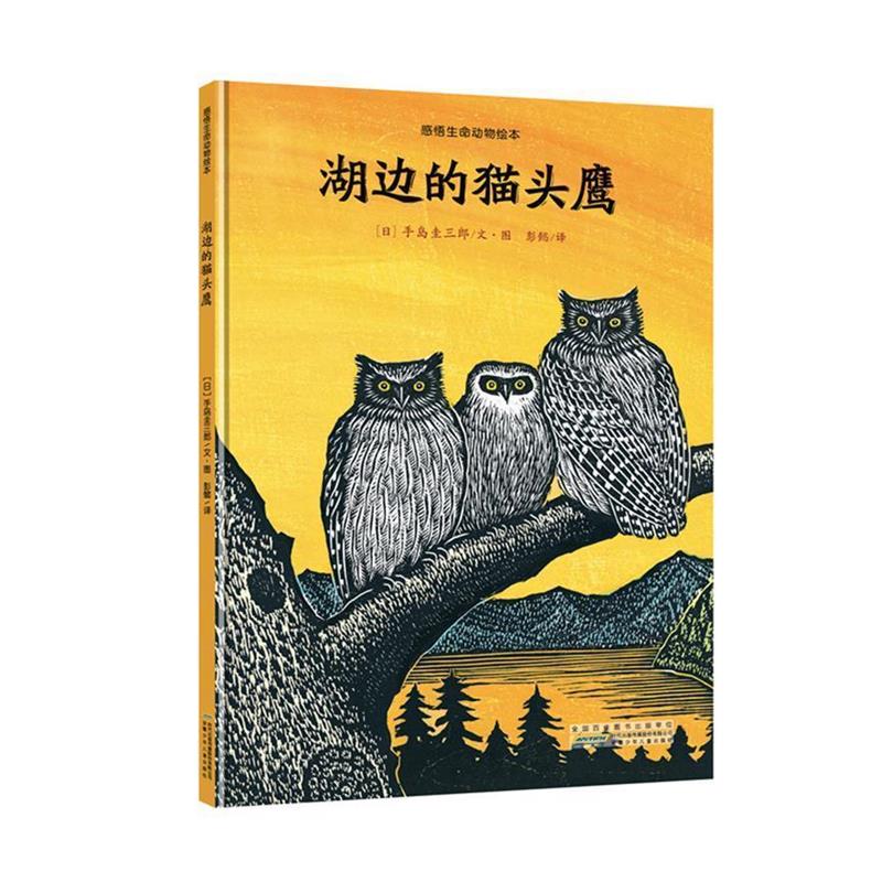 【正版书】 感悟生命动物绘本:湖边的猫头鹰 (日)手岛圭三郎 安徽少年儿童出版社