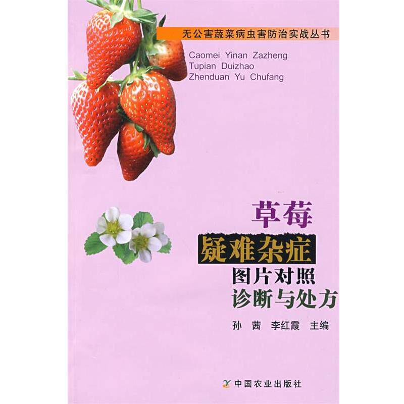 【正版书】 草莓疑难杂症图片对照诊断与 孙茜, 李红霞 中国农业出版社