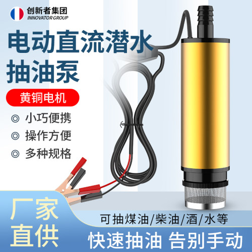 电动抽油泵12v24伏通用神器小型