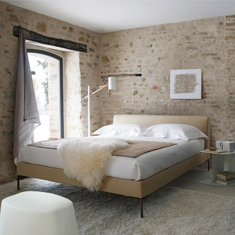 布艺床可拆洗主卧现代简约布床北欧小户型榻榻米双人床软床床类