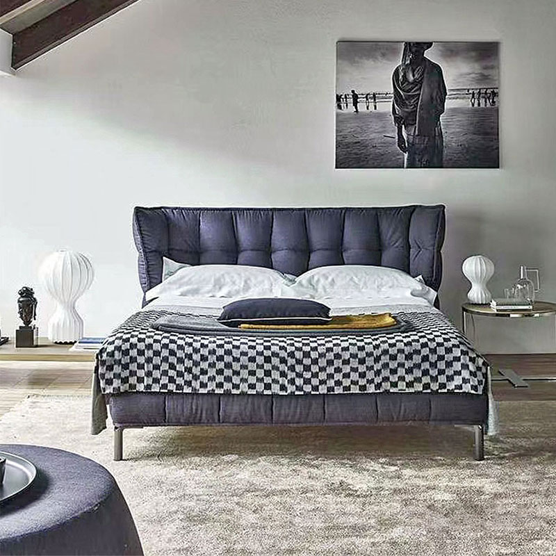 时尚意大利设计简约现代双人床