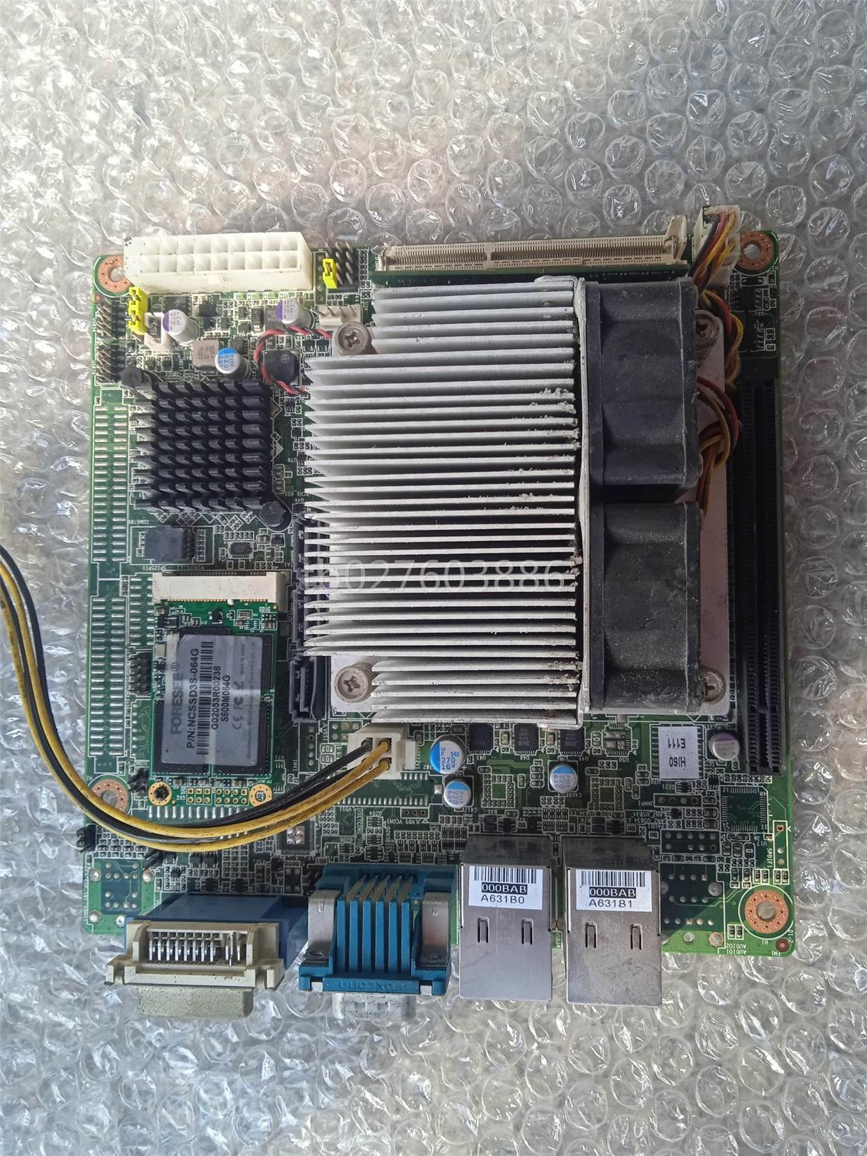 研华工控主机板aibm-203,64g硬盘