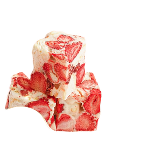 草莓羊奶芙雪花酥软糯糕点牛轧糖棉花糖网红小零食休闲小吃独立装