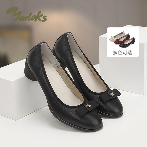 Yarloks/雅乐士Yarloks雅乐士女士高跟鞋真皮通勤百搭款式2622441