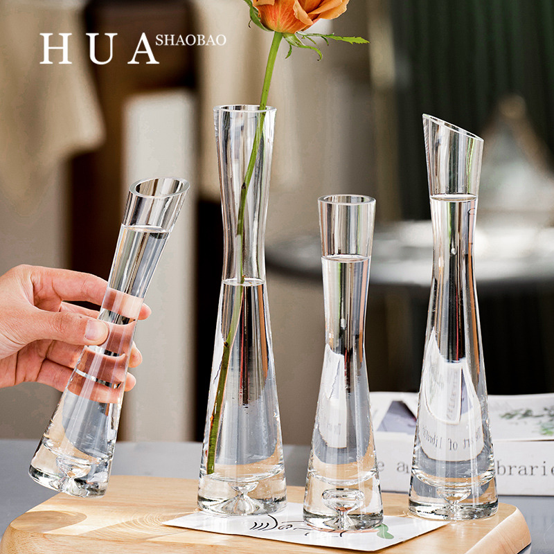 小花瓶北欧风格ins客厅摆件玻璃