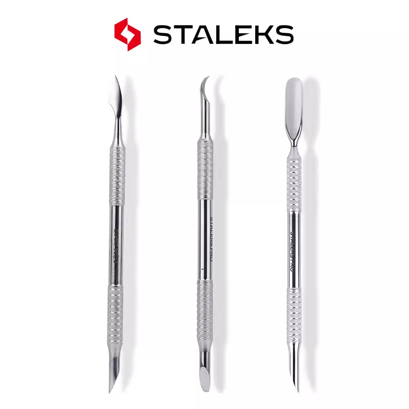 STALEKS 思达利司钢推PE90-2/3/4.2俄式美甲去死皮专用工具去死皮