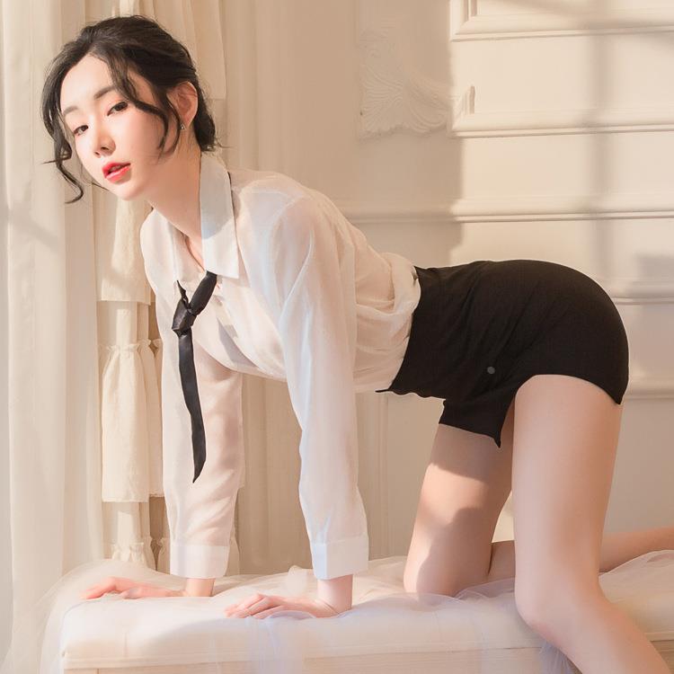 情趣内衣紧身包臀短裙秘书OL制服大小码教师套装夜店