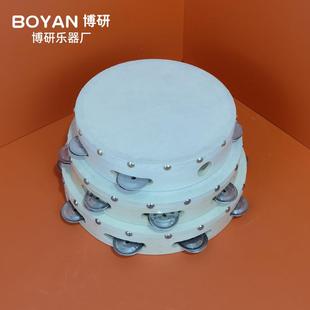 羊皮泡钉铃鼓直供奥尔夫儿童打击乐器幼儿园表演道具泡钉铃鼓