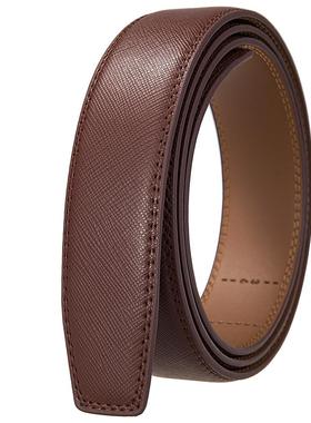 男士腰带条 自动扣简约皮带条3.5CM带条 LY35-39463