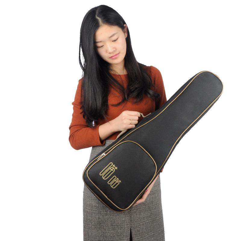 尤克里里加厚单背ukulele21/24/26寸乌克丽丽琴包牛津布春季彩色