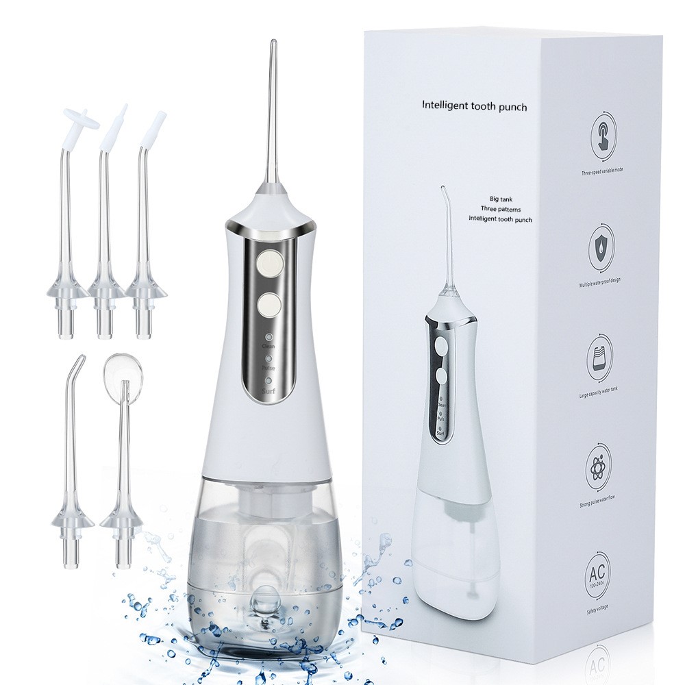 新品3档冲牙器电动口腔洗牙器水牙线家用便携式牙齿清洁器洁牙仪