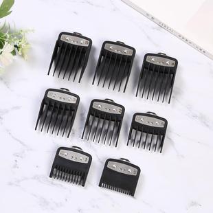 外贸通用卡齿理发用品定位梳黑色款电推剪配件限位梳剪发工具