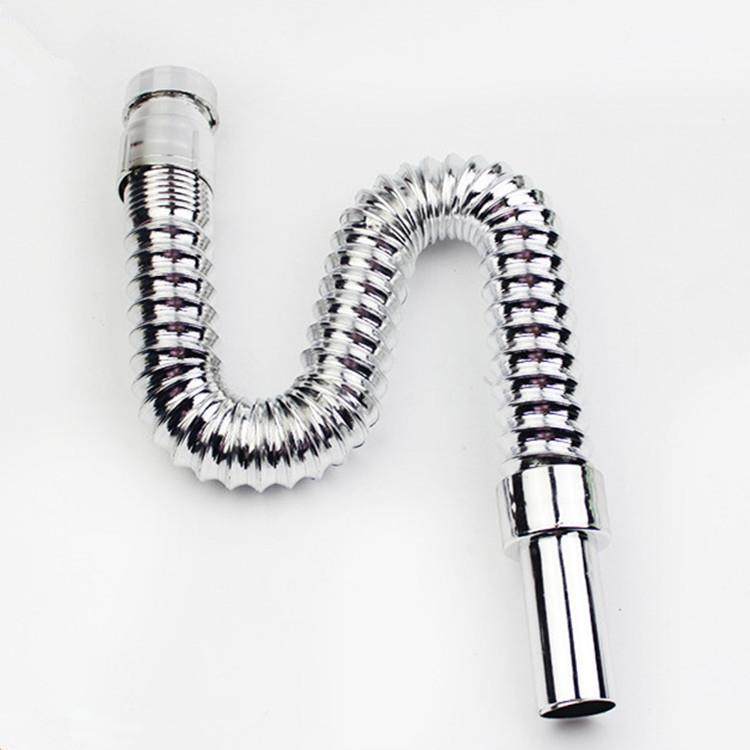 洗手盆台盆面盆水槽下水管 洗衣机拖把池下水器电镀防臭