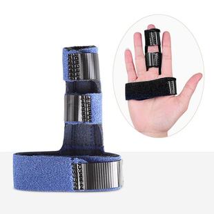 手指固定矫形带骨肌腱断裂受伤拇指保护套铝板加强支撑固定护指套