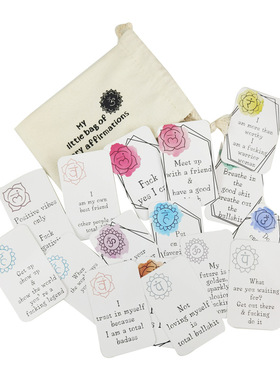 有趣的肯定卡16pc礼品卡 每日肯定卡Funny Affirmation Card Gift