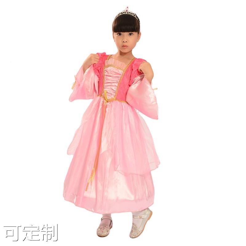 白雪公主裙 女童婚纱蓬蓬裙花童礼服童装白雪公主裙子演出服儿童