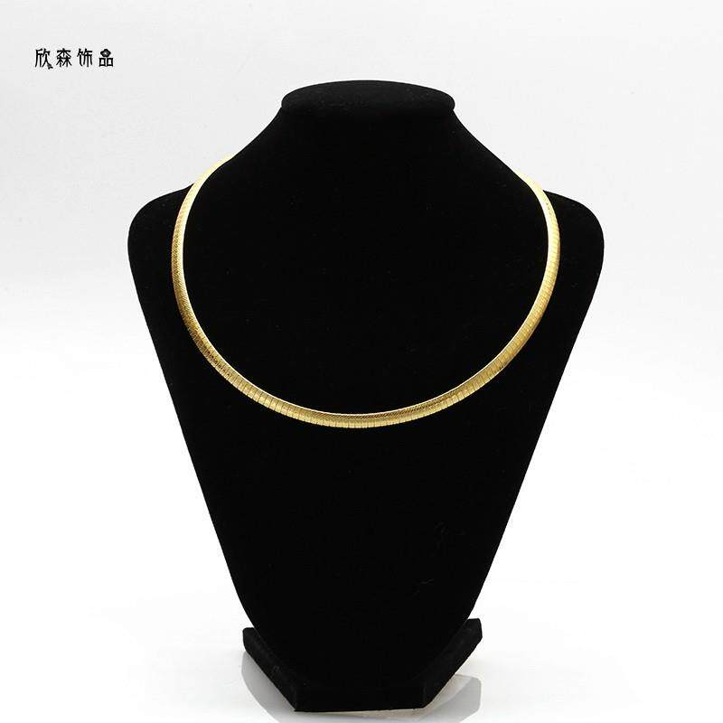 日韩金色蛇骨项链女潮装饰品网红短款颈链锁骨链脖链项圈