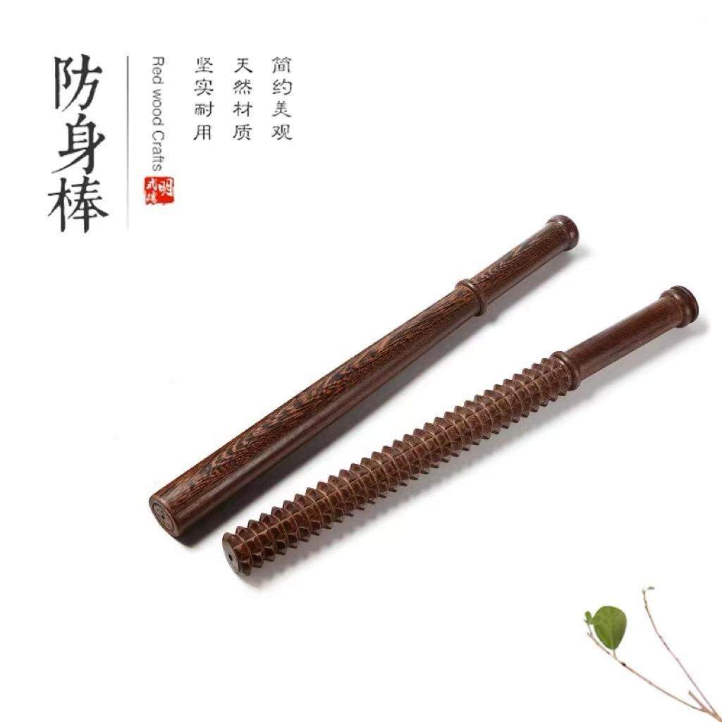 新款鸡翅木棒球棍车载狼牙防身棍实木棒球棒户外健身棍
