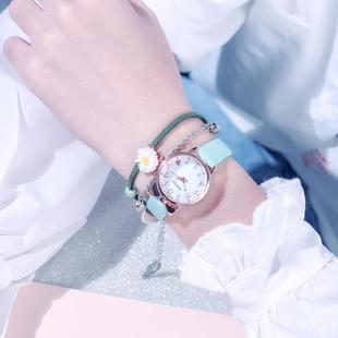 韩版公主可爱女士手表女孩儿童卡通心形蝴蝶结数字小清新指针女表