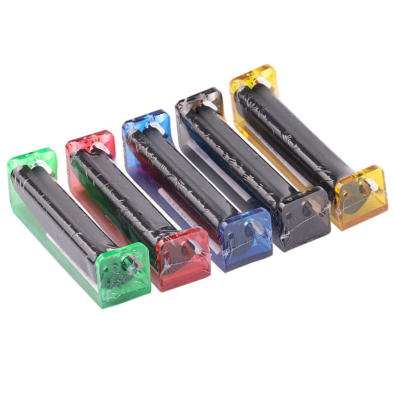 新品热销塑料卷烟器手动填烟器便携式110/70MM塑料手动卷烟器厂家