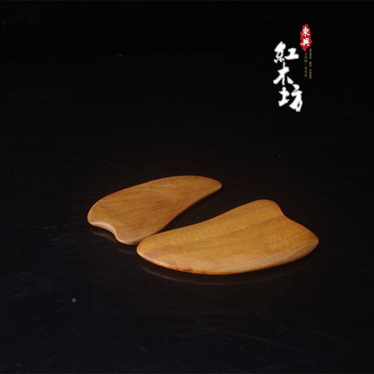 香木按摩器虎牙状刮痧板片实木质