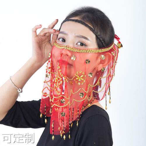 肚皮舞梅花面纱印度表演