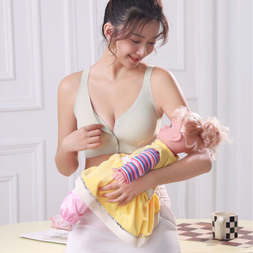 中老年妈妈前扣式便捷大码女士无痕背心舒适哺乳聚拢侧收文胸罩