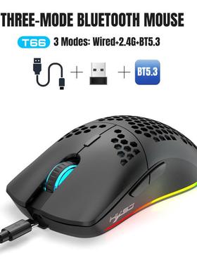 轻量化设计洞洞2.4G无线游戏鼠标3600dpi可调125HZ适合台式笔记本