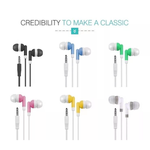 彩色有线耳机圆孔3.5mm圆头typec适用于vivo/oppo小米华为安卓696