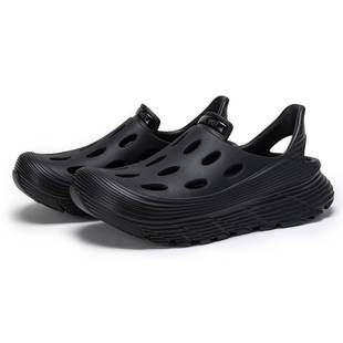 WHITE HOT踩屎感沙滩潮流休闲包头 厚底增高防滑耐磨 洞洞鞋